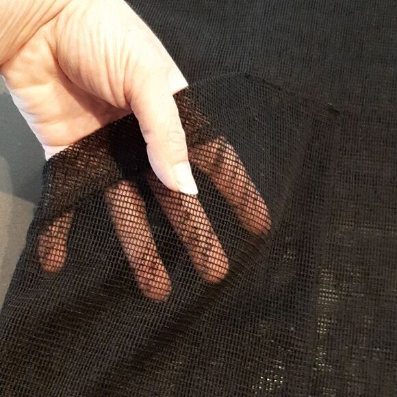 J Valdi Black Mesh Cover Up - Picture 8 of 8